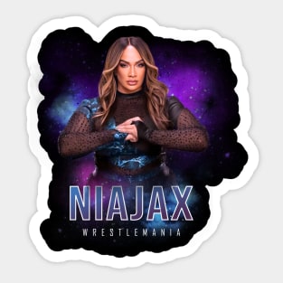 nia jax wrestle Sticker